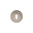 Manital Door Furniture Satin Nickel / Mortice Key Profile Escutcheons Manital - Standard Profile Escutcheon Satin Nickel