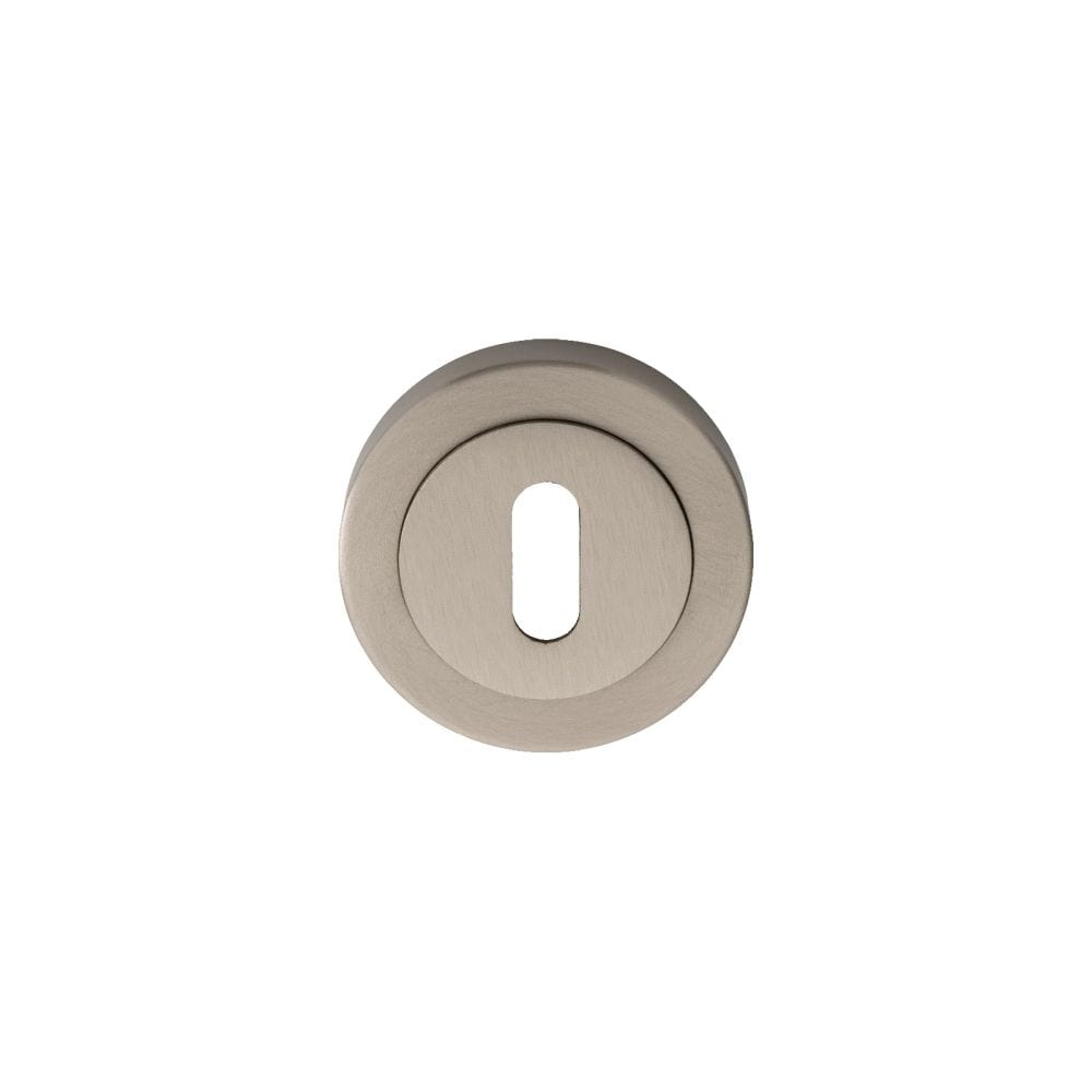 Manital Door Furniture Satin Nickel / Mortice Key Profile Escutcheons Manital - Standard Profile Escutcheon Satin Nickel
