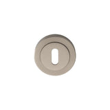 Manital Door Furniture Satin Nickel / Mortice Key Profile Escutcheons Manital - Standard Profile Escutcheon Satin Nickel