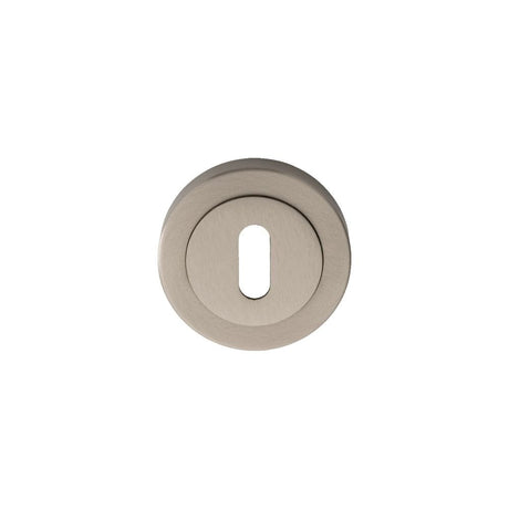 Manital Door Furniture Satin Nickel / Mortice Key Profile Escutcheons Manital - Standard Profile Escutcheon Satin Nickel