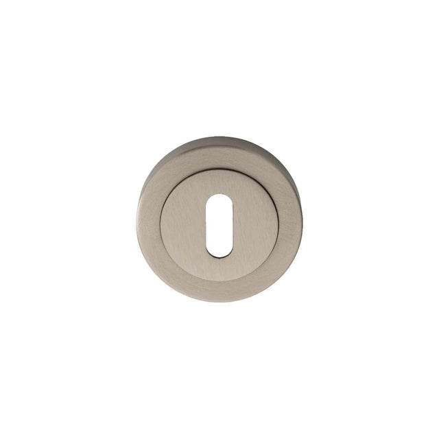 Manital Door Furniture Satin Nickel / Mortice Key Profile Escutcheons Manital - Standard Profile Escutcheon Satin Nickel