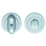 Manital Door Furniture Polished Chrome / No Manital - Standard Turn and Release - Polished Chrome