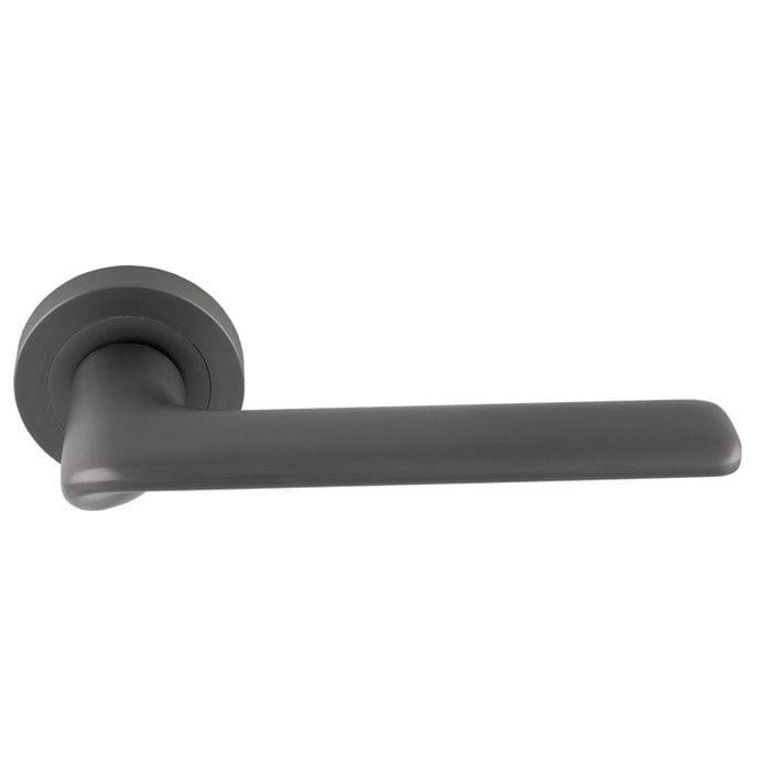 Manital Door Furniture Anthracite / Round Rose Manital - Vortex lever on rose - Anthracite