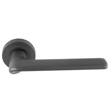 Manital Door Furniture Anthracite / Round Rose Manital - Vortex lever on rose - Anthracite