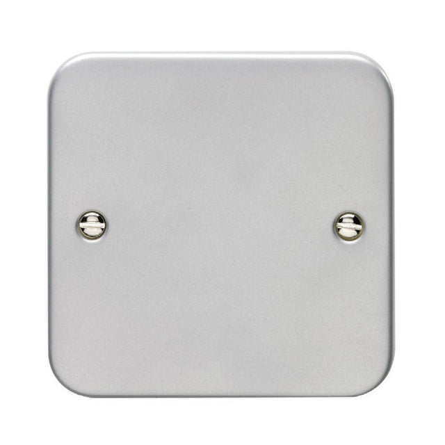 This is an image showing Eurolite Metal Clad Single Blank Plate - Metal Clad mc1b available to order from trade door handles, quick delivery and discounted prices.