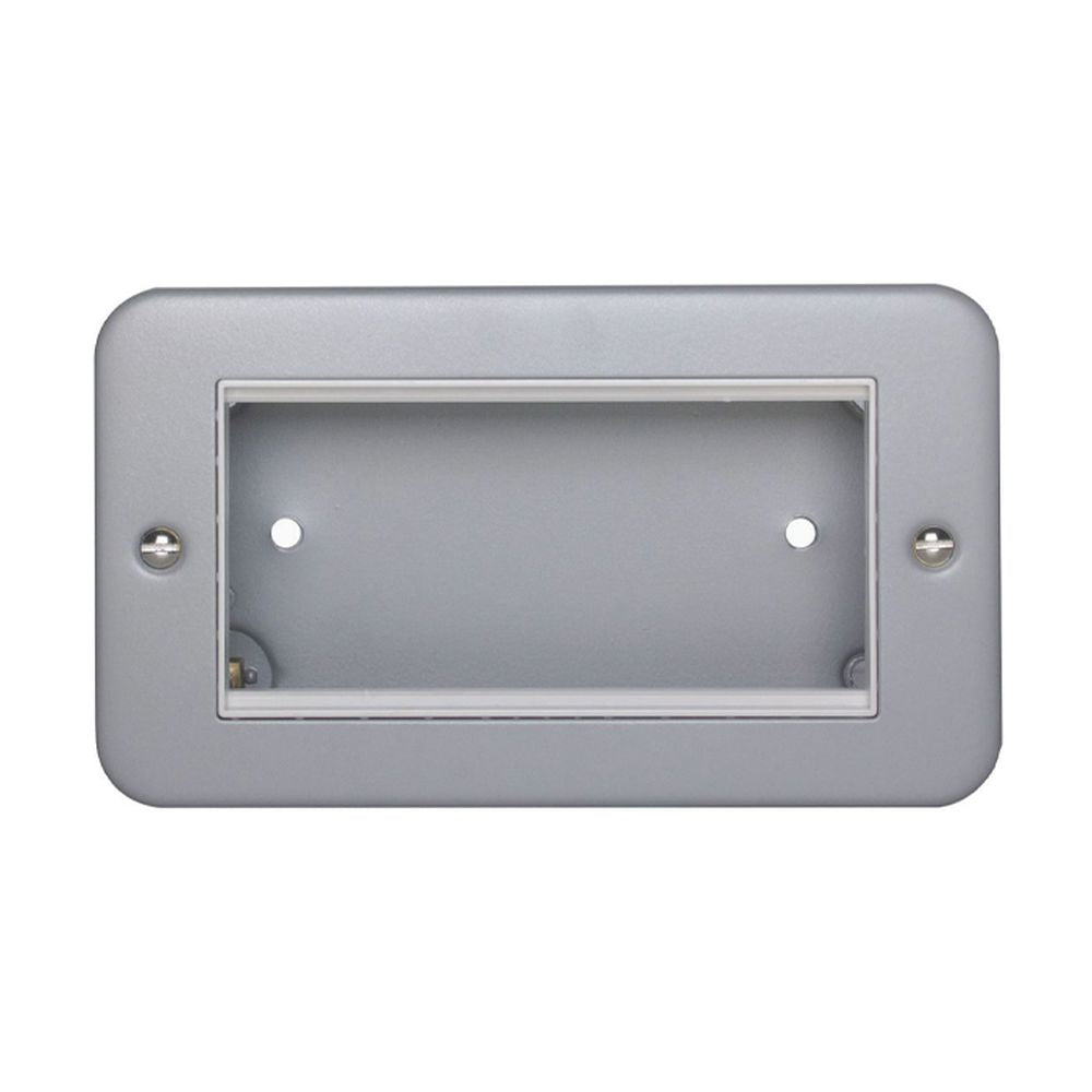 This is an image showing Eurolite Metal Clad Module Plate - Metal Clad mc4modw available to order from trade door handles, quick delivery and discounted prices.