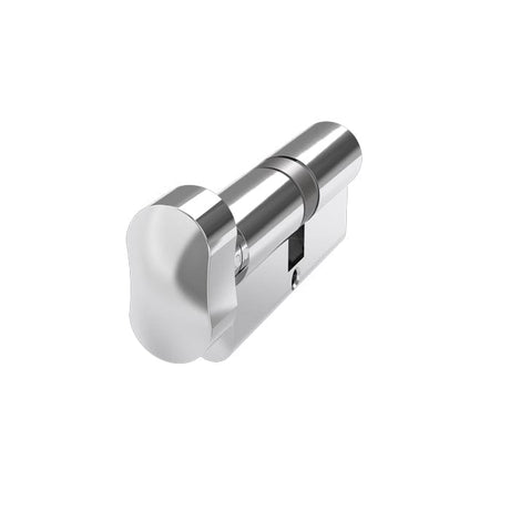 Mila Locks & Latches Polished Chrome Mila - Standard Security Euro Cylinder Thumbturn 45/45 - Polished Chrome