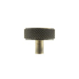 Millhouse Brass Cabinet Hardware Antique Brass / Cabinet Knobs Millhouse Brass Hargreaves Disc Knurled Cabinet Knob Concealed Fix - Ant. Brass