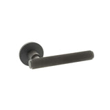 Millhouse Brass Door Furniture Urban Dark Bronze / Round Rose Millhouse Brass Stephenson Designer Lever on 5mm Slimline Round Rose - Urban Dar