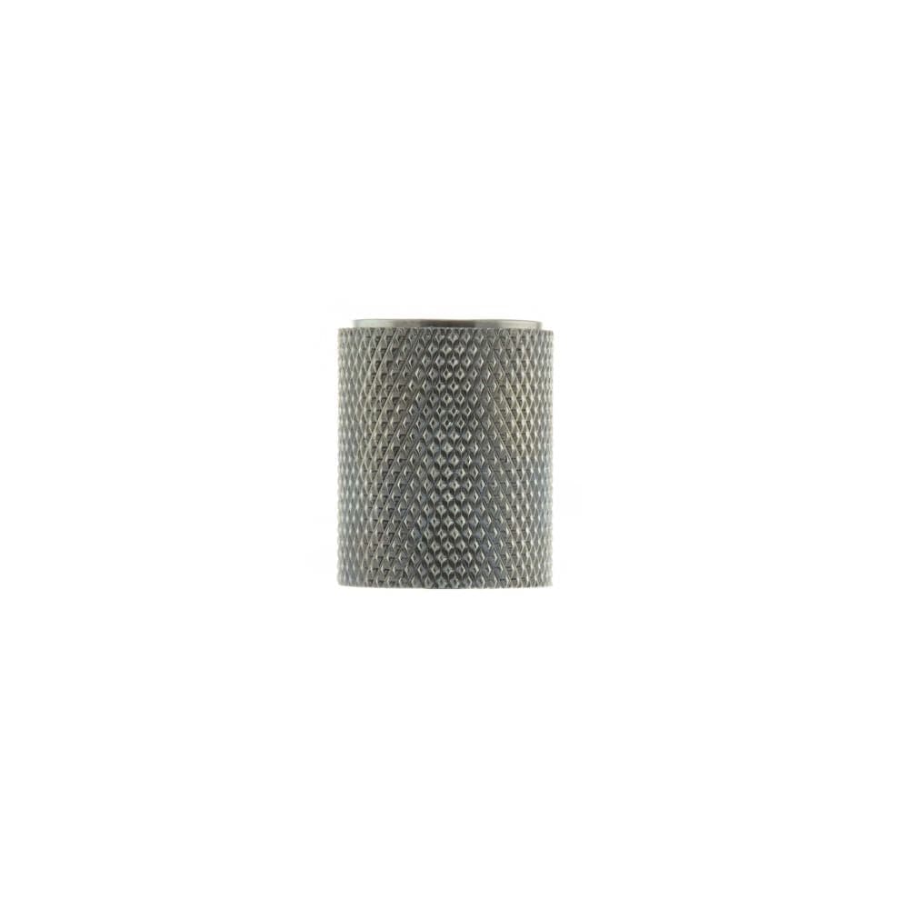 Millhouse Brass Cabinet Hardware Polished Chrome / Cabinet Knobs Millhouse Brass Watson Cylinder Knurled Cabinet Knob Concealed Fix - Pol. Chrome