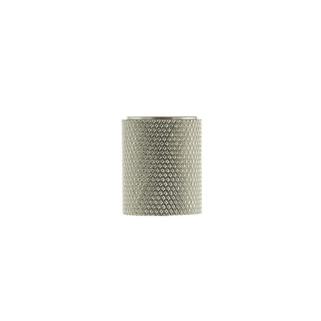 Millhouse Brass Cabinet Hardware Satin Nickel / Cabinet Knobs Millhouse Brass Watson Cylinder Knurled Cabinet Knob Concealed Fix - Sat. Nickel