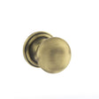 Old English Door Furniture Matt Antique Brass / Mortice Knobs Old English Harrogate Solid Brass Mushroom Mortice Knob on Concealed Fix Rose -