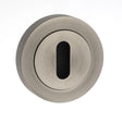 Old English Door Furniture Matt Gun Metal / Mortice Key Profile Escutcheons Old English Key Escutcheon - Matt Gun Metal