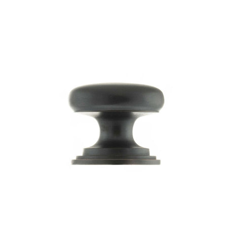 Old English Cabinet Hardware Antique Copper / Cabinet Knobs / 32mm Dia. Old English Lincoln Solid Brass Cabinet Knob 32mm Concealed Fix - Ant. Copper