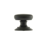 Old English Cabinet Hardware Matt Black / Cabinet Knobs / 32mm Dia. Old English Lincoln Solid Brass Cabinet Knob 32mm Concealed Fix - Matt Black