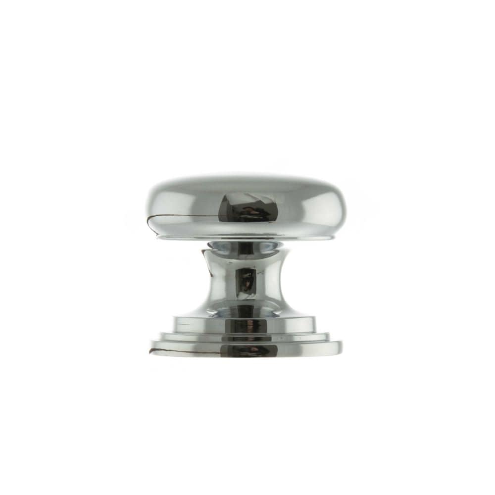 Old English Cabinet Hardware Polished Chrome / Cabinet Knobs / 32mm Dia. Old English Lincoln Solid Brass Cabinet Knob 32mm Concealed Fix - Pol. Chrome