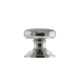 Old English Cabinet Hardware Polished Chrome / Cabinet Knobs / 32mm Dia. Old English Lincoln Solid Brass Cabinet Knob 32mm Concealed Fix - Pol. Chrome