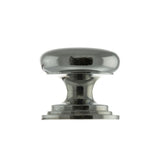 Old English Cabinet Hardware Polished Chrome / Cabinet Knobs / 38mm Dia. Old English Lincoln Solid Brass Cabinet Knob 38mm Concealed Fix - Pol. Chrome