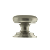 Old English Cabinet Hardware Satin Nickel / Cabinet Knobs / 38mm Dia. Old English Lincoln Solid Brass Cabinet Knob 38mm Concealed Fix - Sat. Nickel
