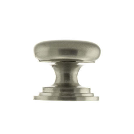 Old English Cabinet Hardware Satin Nickel / Cabinet Knobs / 38mm Dia. Old English Lincoln Solid Brass Cabinet Knob 38mm Concealed Fix - Sat. Nickel