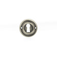 Old English Door Furniture Matt Gun Metal / Mortice Key Profile Escutcheons Old English Solid Brass Open Key Hole Escutcheon - Matt Gun Metal