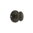 Old English Door Furniture Urban Bronze / No Old English Solid Brass Oval WC Turn and Release - Urban Bronze