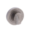 Old English Door Furniture Distressed Silver / No Old English WC Turn and Release - Distressed Silver
