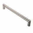 This is an image of a Eurospec - 30mm Mitred Pull Handle 450mm Centres - Satin Stainless Steel that is availble to order from Trade Door Handles in Kendal.