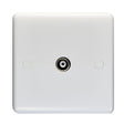 This is an image showing Eurolite Enhance White Plastic TV - White pl4321 available to order from trade door handles, quick delivery and discounted prices.