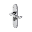 Project Hardware Door Furniture Polished Chrome / Privacy Handles Project Hardware - Door Handle for Privacy Set Milton Short Design Polished Chrome F