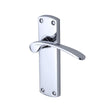Project Hardware Door Furniture Polished Chrome / Latch Handles Project Hardware - Door Handle Lever Latch Luca Design Polished Chrome Finish