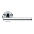 Serozzetta Door Furniture Polished Chrome / Round Rose Serozzetta - Atalaya Lever On Rose - Polished Chrome