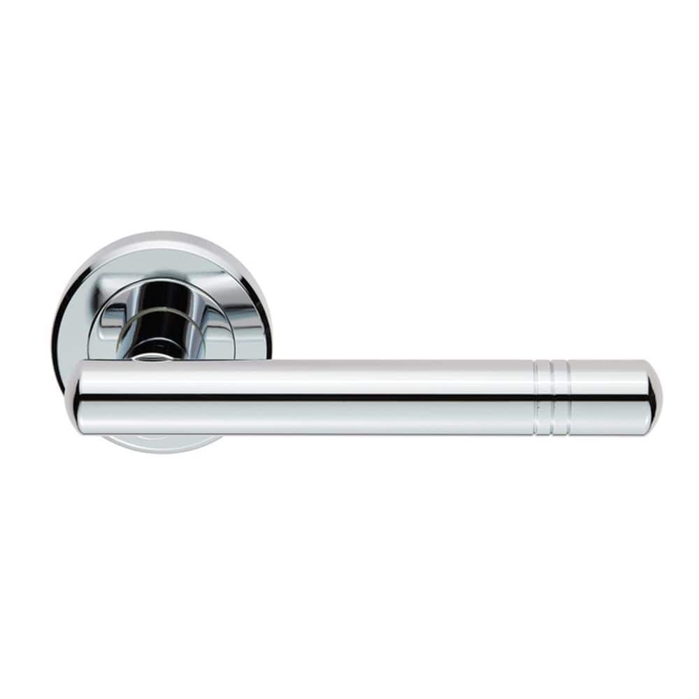 Serozzetta Door Furniture Polished Chrome / Round Rose Serozzetta - Atalaya Lever On Rose - Polished Chrome