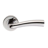 Serozzetta Door Furniture Polished Chrome / Round Rose Serozzetta - Cinco Lever on Round Rose - Polished Chrome