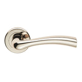 Serozzetta Door Furniture Polished Nickel / Round Rose Serozzetta - Cinquanta Lever on Rose - Polished Nickel