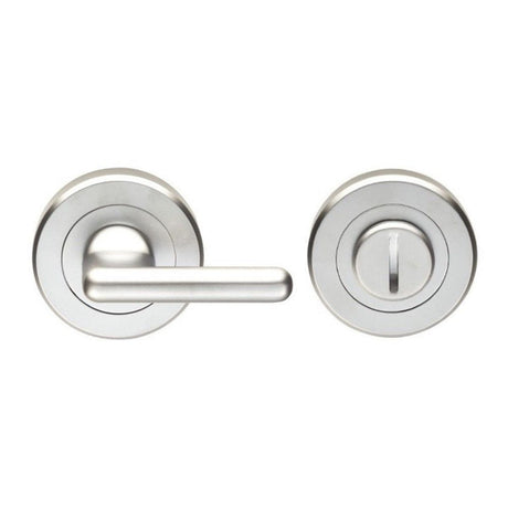 Serozzetta Door Furniture Polished Chrome / No Serozzetta - DDA Compliant Turn and Release - Polished Chrome