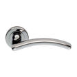 Serozzetta Door Furniture Polished Chrome / Round Rose Serozzetta - Design Lever on Round Rose - Polished Chrome