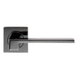 Serozzetta Door Furniture Black Nickel / Square Rose Serozzetta - Equi Lever on Square Rose - Black Nickel