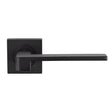 Serozzetta Door Furniture Matt Black / Square Rose Serozzetta - Equi Lever on Square Rose - Matt Black