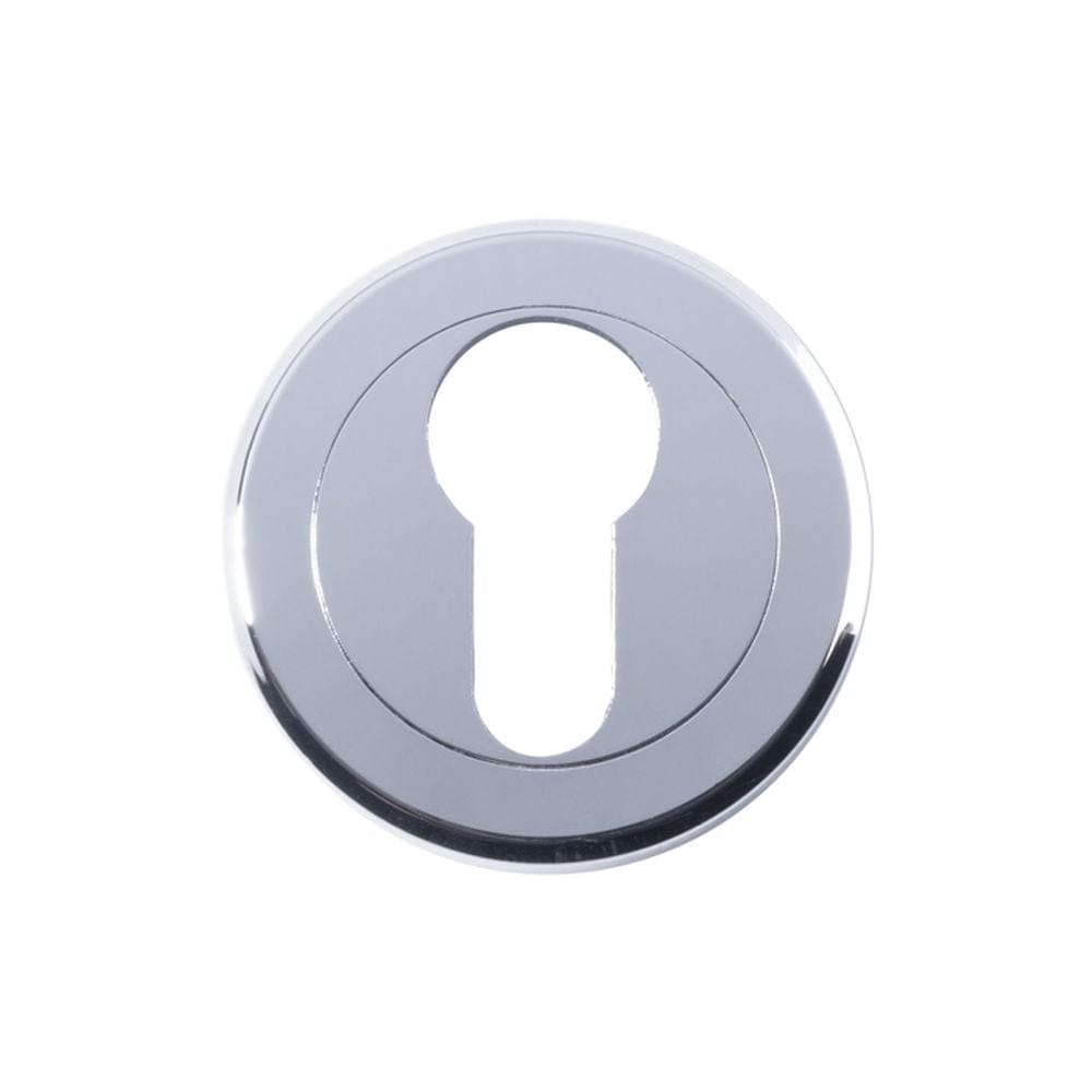 Serozzetta Door Furniture Polished Chrome / Euro Profile Escutcheons Serozzetta - Euro Profile Escutcheon - Polished Chrome
