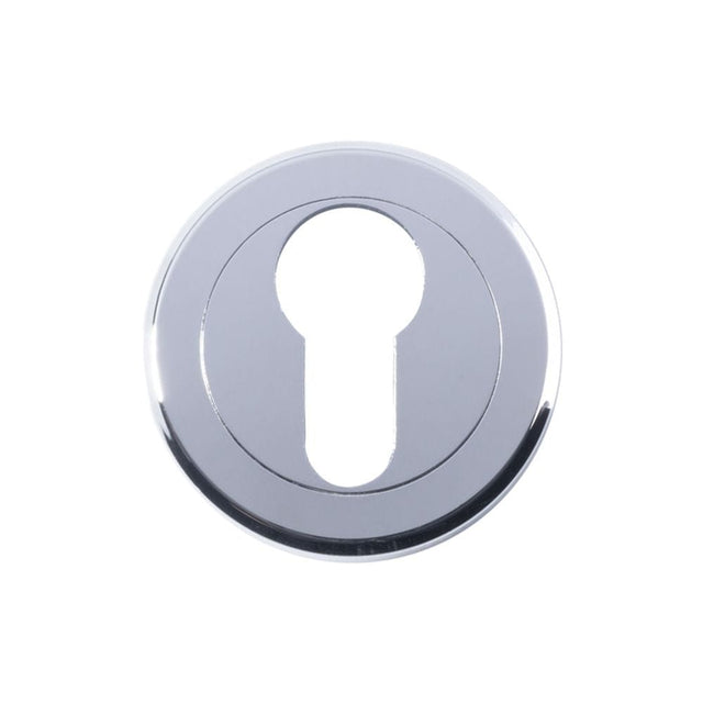 Serozzetta Door Furniture Polished Chrome / Euro Profile Escutcheons Serozzetta - Euro Profile Escutcheon - Polished Chrome