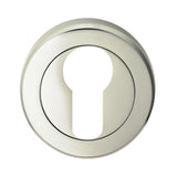 Serozzetta Door Furniture Polished Nickel / Euro Profile Escutcheons Serozzetta - Euro Profile Escutcheon - Polished Nickel