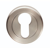 Serozzetta Door Furniture Satin Nickel / Euro Profile Escutcheons Serozzetta - Euro Profile Escutcheon Satin Nickel - Satin Nickel