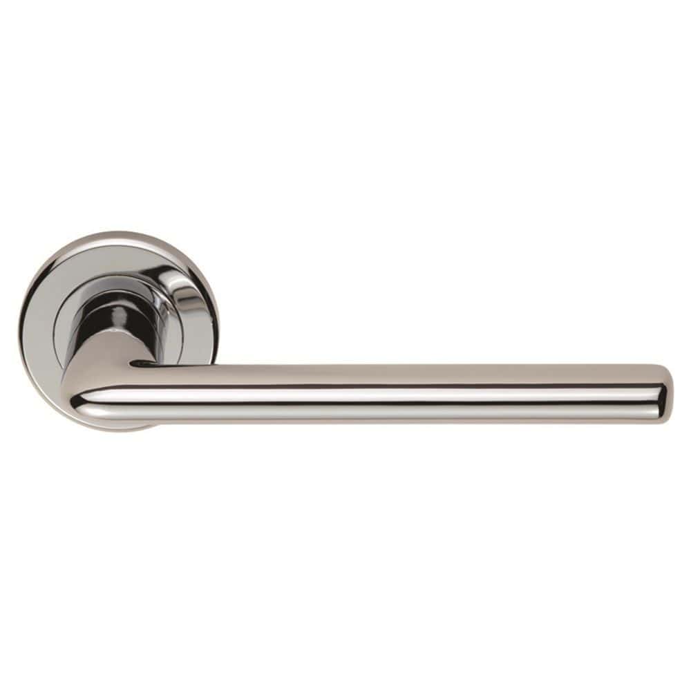 Serozzetta Door Furniture Polished Chrome / Round Rose Serozzetta - Manon Lever on Rose - Polished Chrome