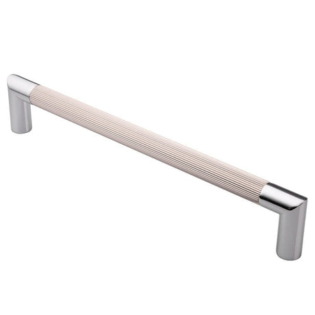 Serozzetta Door Furniture Polished Chrome/Satin Nickel Serozzetta - Mitred Lines Pull Handle