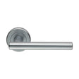 Serozzetta Door Furniture Satin Chrome / Round Rose Serozzetta - Philadelphia Lever On Rose - Satin Chrome