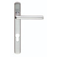 Serozzetta Door Furniture Satin Chrome / Multi Point Lock Set / 92mm c/c Serozzetta - Rosa Lever on Narrow Plate 92mm c/c - Satin Chrome