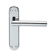 Serozzetta Door Furniture Polished Chrome / Latch Handles Serozzetta - Scope Lever on Latch Backplate - Polished Chrome
