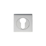 Serozzetta Door Furniture Polished Chrome / Euro Profile Escutcheons Serozzetta - Square Euro Profile Escutcheon - Polished Chrome