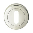 Serozzetta Door Furniture Polished Nickel / Mortice Key Profile Escutcheons Serozzetta - Standard Lock Profile Escutcheon - Polished Nickel